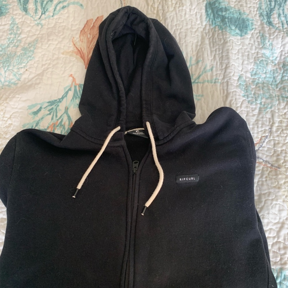Classic plain black hoodie. Barely worn!